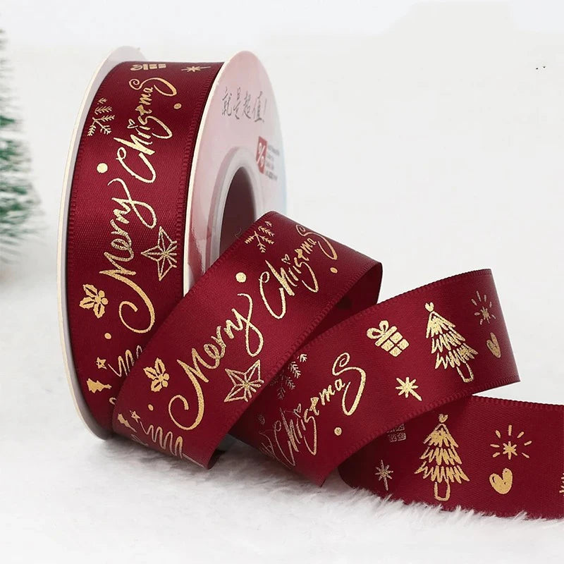 hristmas Printed Polyester Ribbon