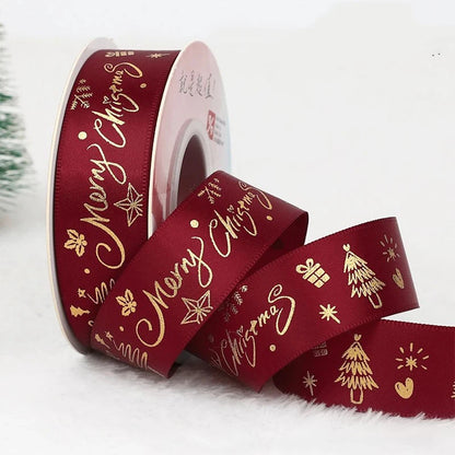hristmas Printed Polyester Ribbon