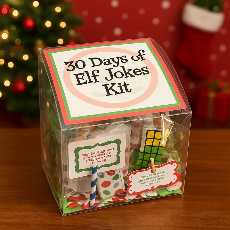 24/30-Day Elf Activity Countdown Kit – Fun Christmas Pranks