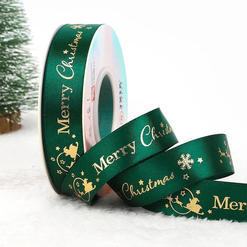hristmas Printed Polyester Ribbon