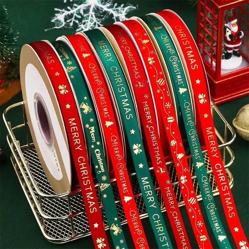 hristmas Printed Polyester Ribbon