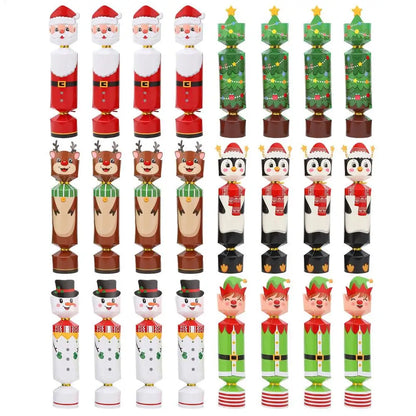 24-Piece Christmas Crackers Set – Fun Holiday Party Favors for Kids