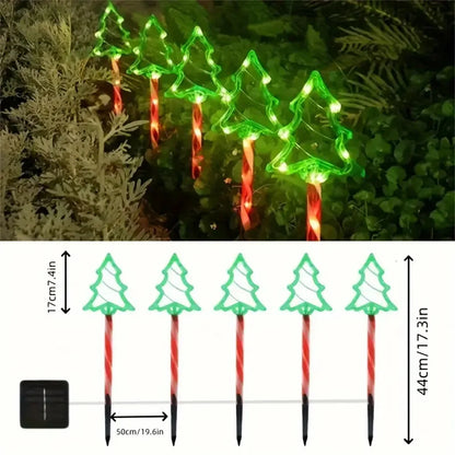 Solar Christmas Tree Candy Light