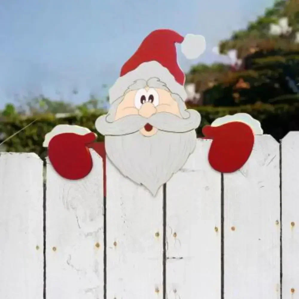 Festive Peeking Character Decoration