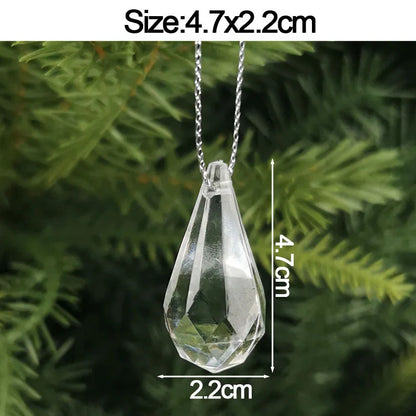 Christmas Home Decorations Crystal Acrylic Ornaments