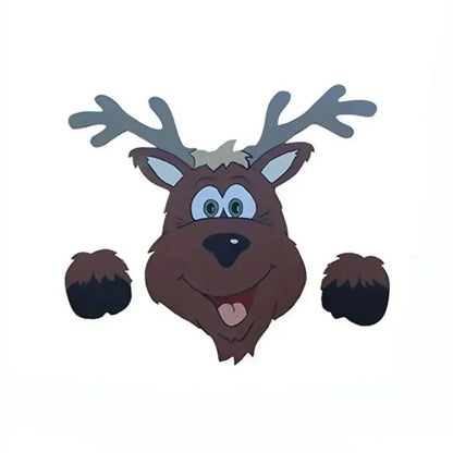 Festive Peeking Character Decoration