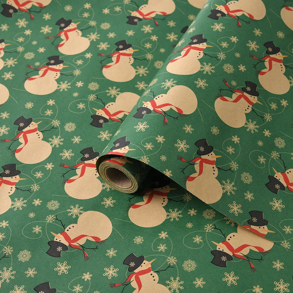 10M Christmas & New Year Gift Wrapping Paper Roll