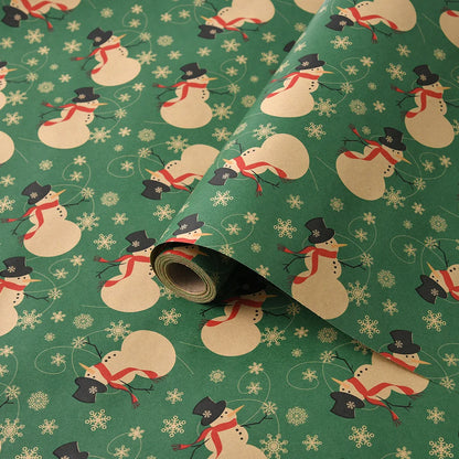 10M Christmas & New Year Gift Wrapping Paper Roll