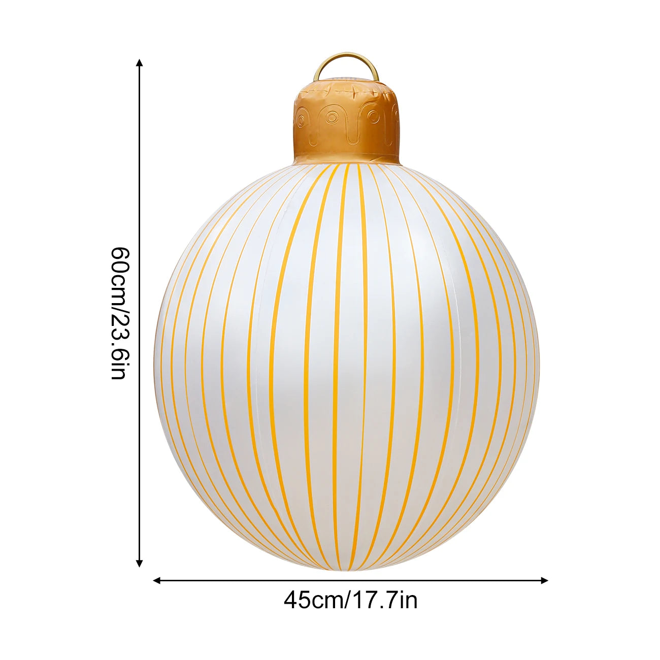 Large Inflatable Christmas Ornament Ball – PVC Holiday Decoration