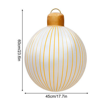 Large Inflatable Christmas Ornament Ball – PVC Holiday Decoration