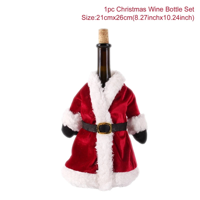 Christmas Wine Bottle Cover