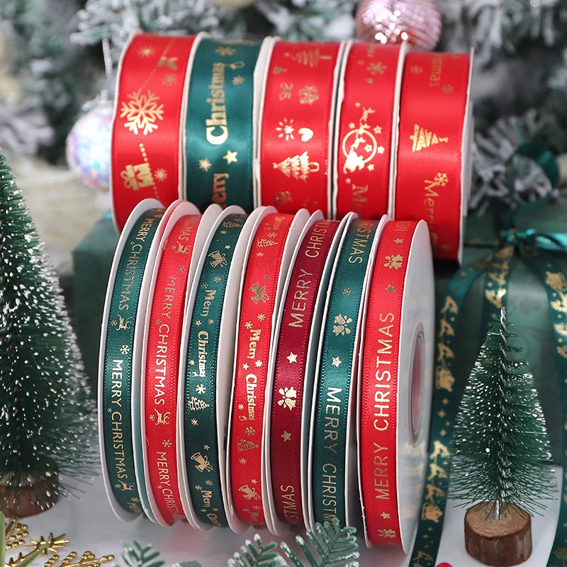 hristmas Printed Polyester Ribbon