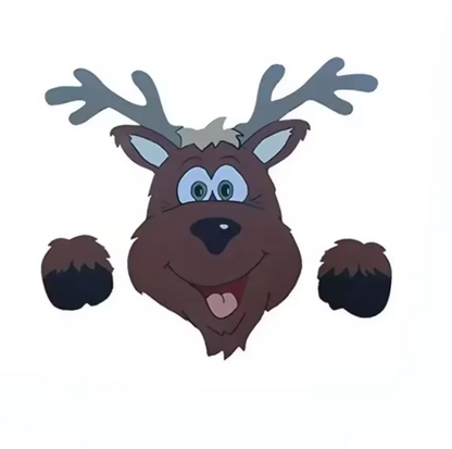 Festive Peeking Character Decoration