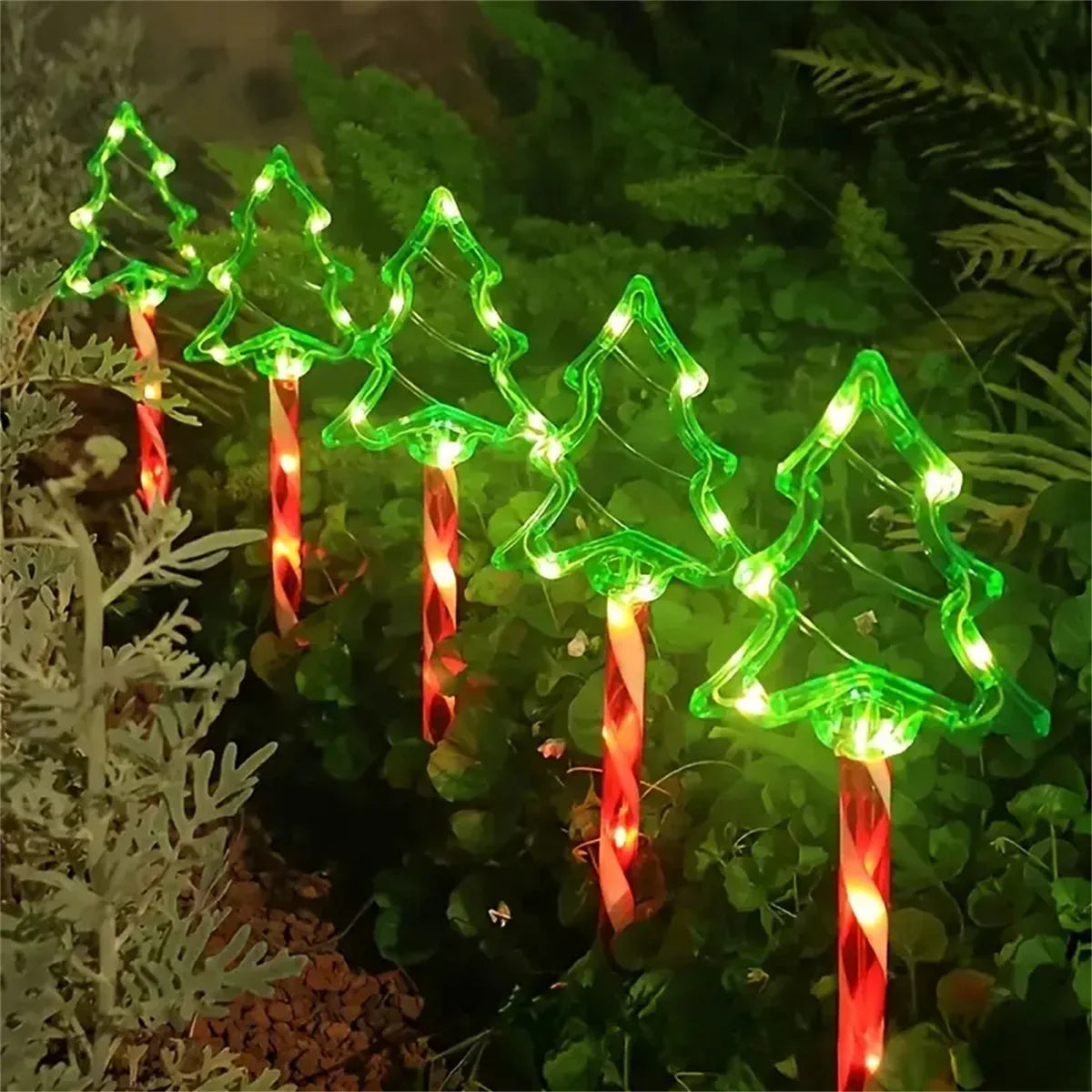 Solar Christmas Tree Candy Light
