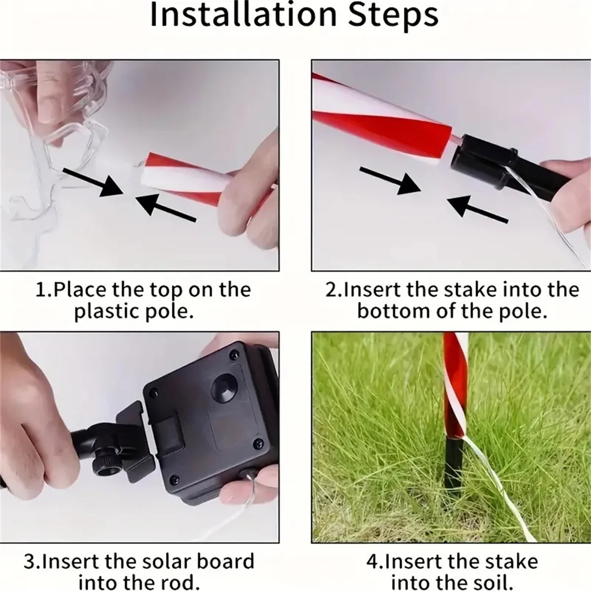 Solar Christmas Tree Candy Light