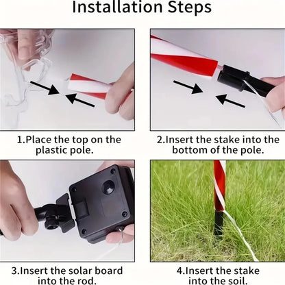 Solar Christmas Tree Candy Light