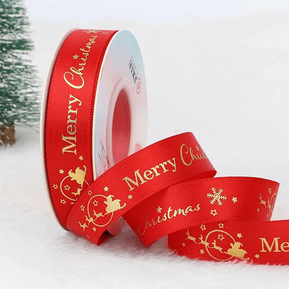 hristmas Printed Polyester Ribbon