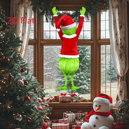 2D Green-Haired Man Christmas Hanging Decoration