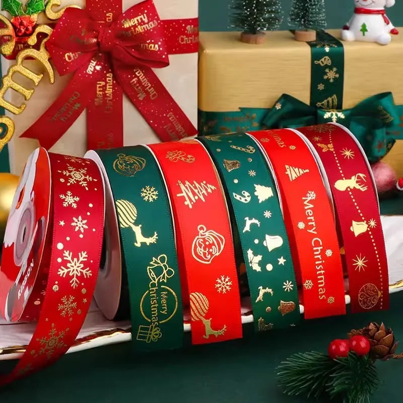 hristmas Printed Polyester Ribbon
