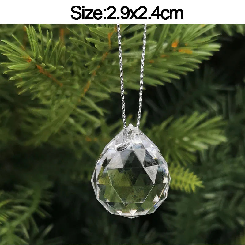 Christmas Home Decorations Crystal Acrylic Ornaments