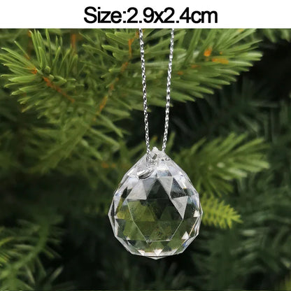 Christmas Home Decorations Crystal Acrylic Ornaments