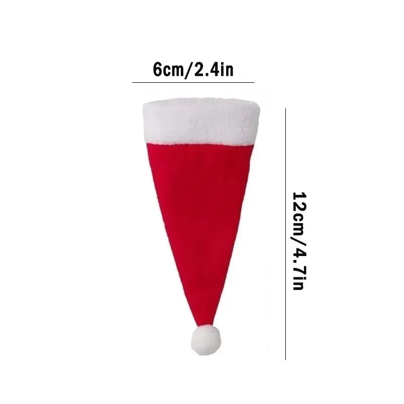 Christmas Hat Fork Knife Cutlery Bag