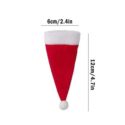 Christmas Hat Fork Knife Cutlery Bag