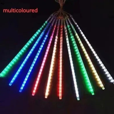 ✨ 30/50cm Waterproof Meteor Shower LED Light Tubes – 8-Tube Set