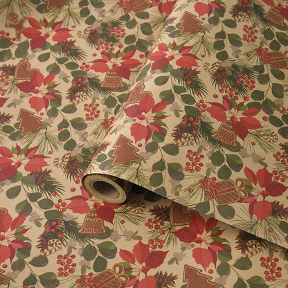 10M Christmas & New Year Gift Wrapping Paper Roll