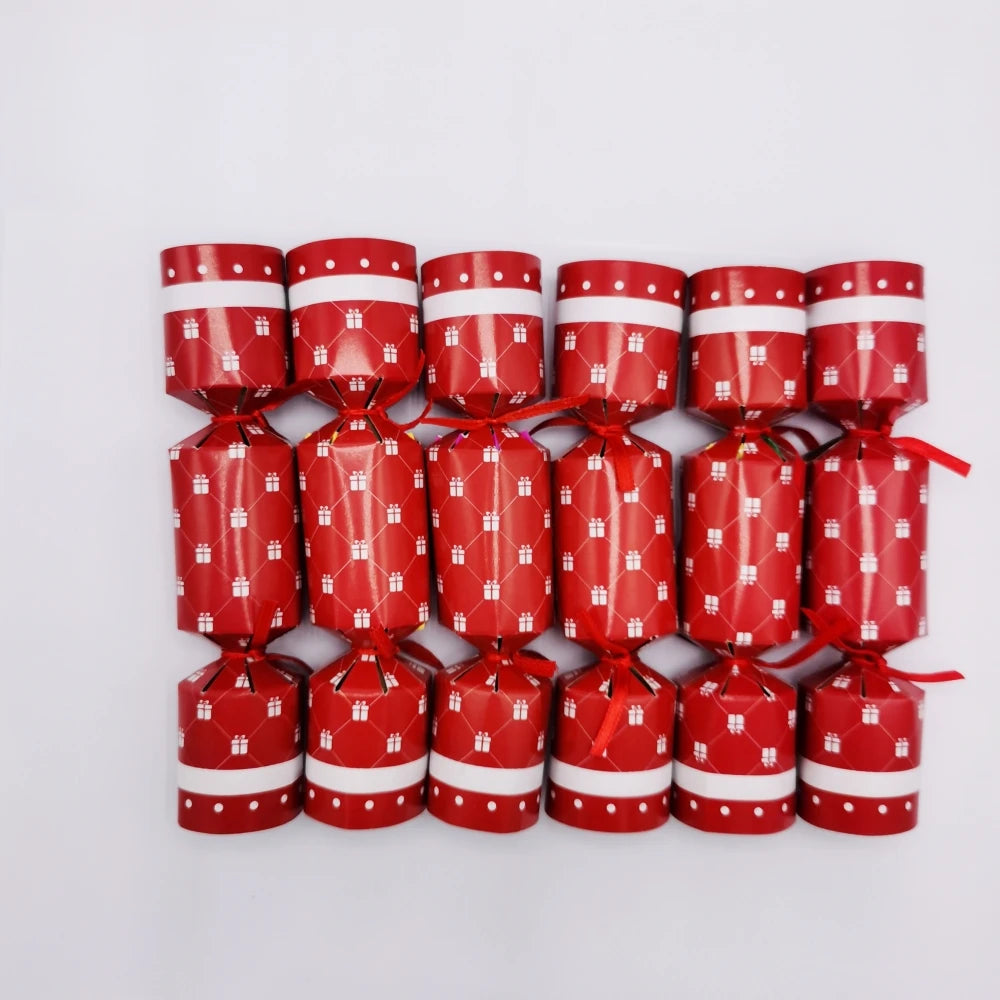 5-Inch Christmas Crackers – 12-Pack Festive Holiday Set