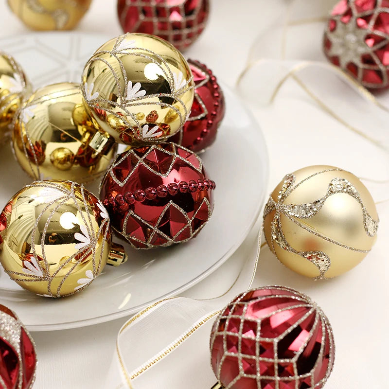 16PCS Shatterproof Christmas Ball Ornament Set – 2.36" Tree Decorations