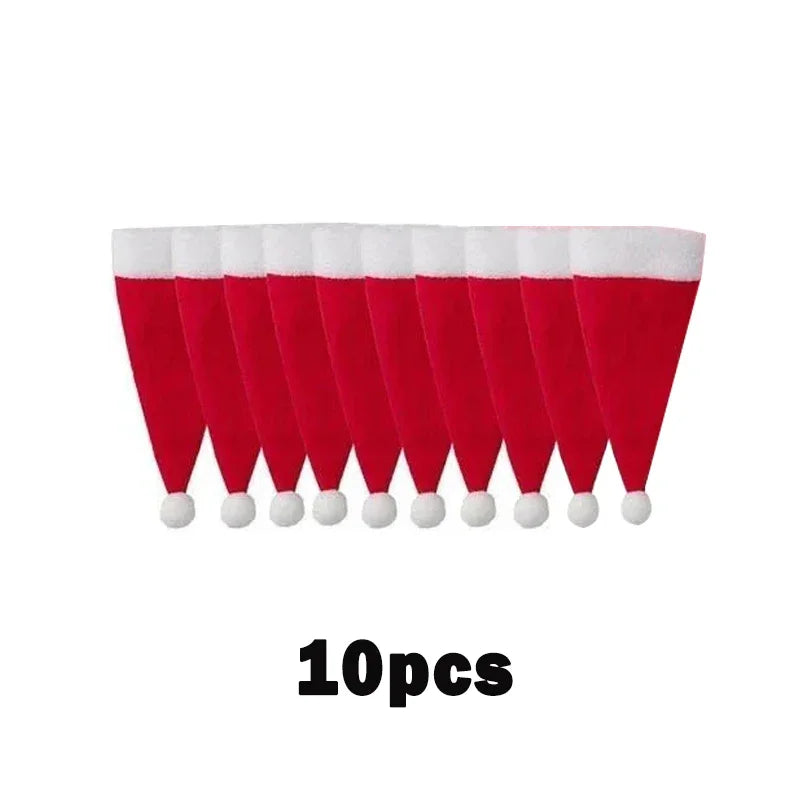 Christmas Hat Fork Knife Cutlery Bag