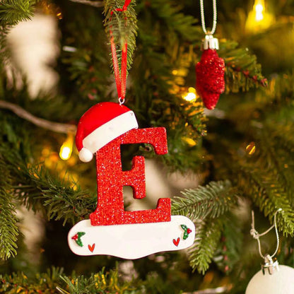 Christmas Tree Decoration Letter Pendant 26 Letters