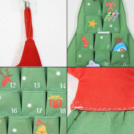 Fabric Advent Calendar – 24-Day Christmas Countdown Tree