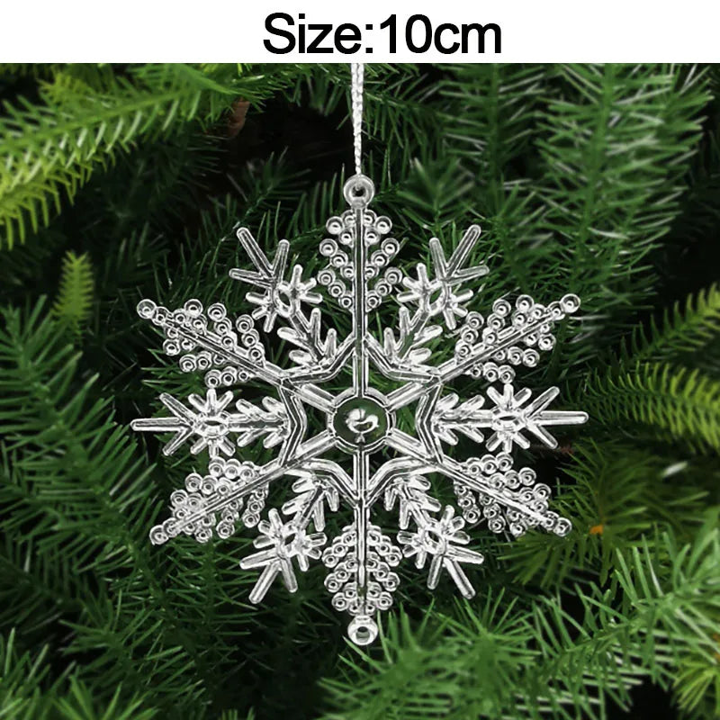 Christmas Home Decorations Crystal Acrylic Ornaments